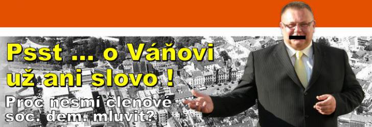 Krajský výbor ČSSD Váňu podržel, pokáral jeho kritiky a zakázal svým členům mluvit s novináři