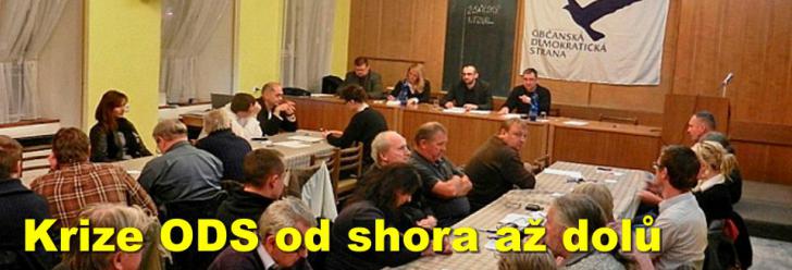 Krize ODS od shora až dolů