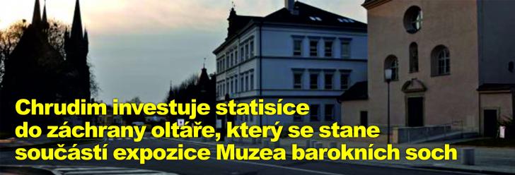 Chrudim investuje statisíce do záchrany oltáře, který se stane součástí expozice Muzea barokních soch