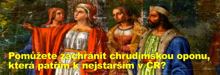 Pomůžete zachránit chrudimskou oponu, která patřím k nejstarším v ČR?