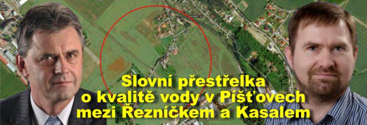 Slovní přestřelka o kvalitě vody v Píšťovech mezi Řezníčkem, Kasalem a šéfkou osadního výboru