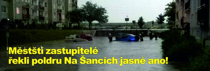 Městští zastupitelé řekli poldru Na Šancích jasné ano!