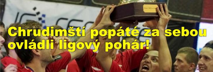 Chrudimští popáté za sebou ovládli ligový pohár!