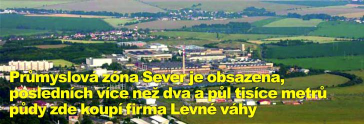 Průmyslová zóna Sever je obsazena, posledních více než dva a půl tisíce metrů půdy zde koupí firma Levné váhy