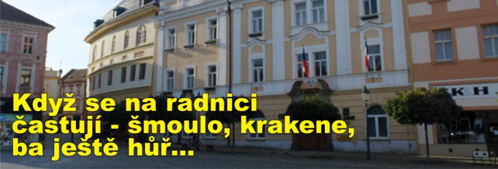 Když se na radnici častují - šmoulo, krakene, ba ještě hůř...