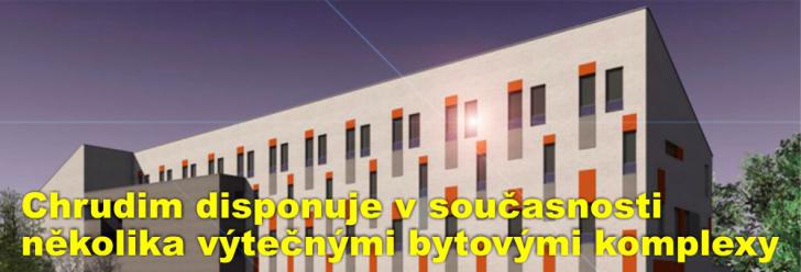Chrudim disponuje v současnosti podle stavebních odborníků hned několika výtečnými bytovými komplexy