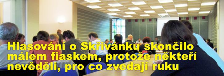 Hlasování o Skřivánku skončilo málem fiaskem, protože někteří nevěděli, pro co vlastně zvedají ruce