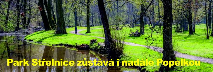 Park Střelnice zůstává i nadále Popelkou. Odbahnění zdejšího náhonu prozatím není na pořadu dne