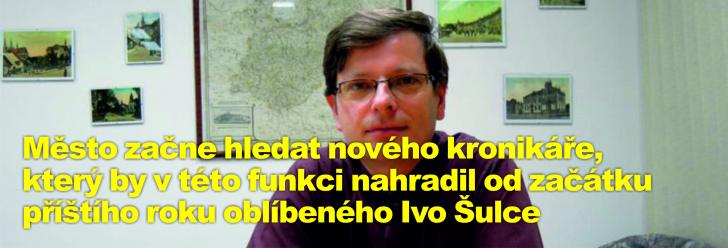 Město začne hledat nového kronikáře, který by v této funkci nahradil od začátku příštího roku oblíbeného Ivo Šulce