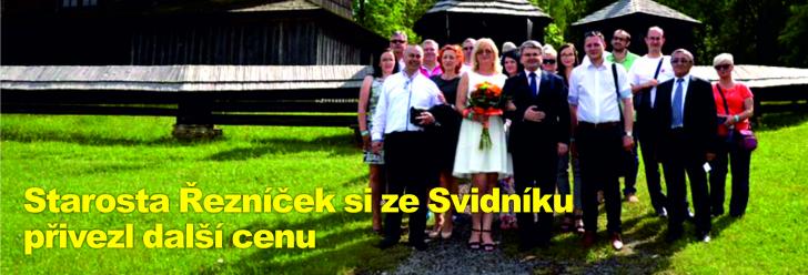 Starosta Řezníček si ze Svidníku přivezl další cenu