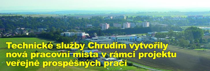 Technické služby Chrudim vytvořily nová pracovní místa v rámci projektu veřejně prospěšných prací