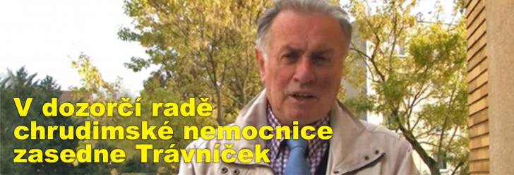 Překvapivý kompromis: v dozorčí radě chrudimské nemocnice zasedne namísto Vondráčka Trávníček