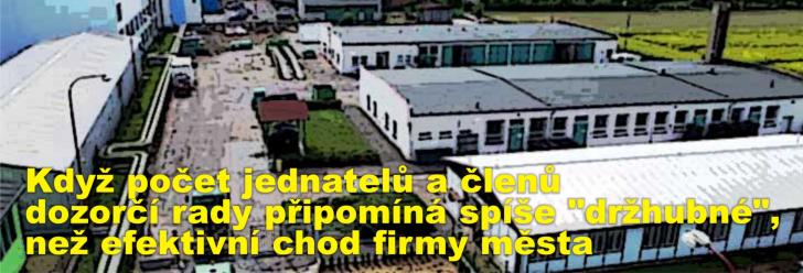 Když počet jednatelů a členů dozorčí rady připomíná spíše "držhubné", než efektivní chod firmy města