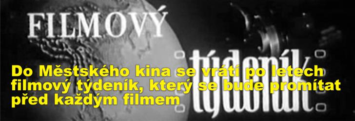 Do Městského kina se vrátí po letech filmový týdeník, který se bude promítat před každým filmem