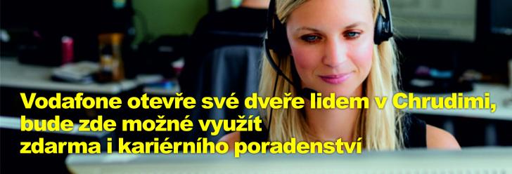 Vodafone otevře své dveře lidem v Chrudimi, bude zde možné využít zdarma i kariérního poradenství