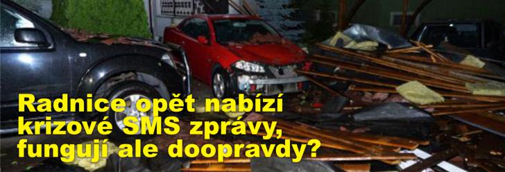 Radnice opět nabízí krizové SMS zprávy, fungují ale doopravdy? Poslední události tomu nenasvědčovaly 