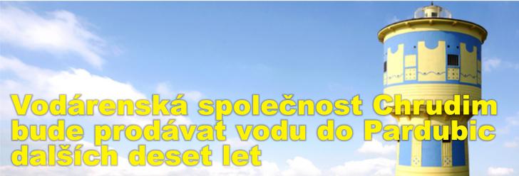 Vodárenská společnost Chrudim bude prodávat vodu do Pardubic dalších deset let, ročně přes dva miliony kubíků