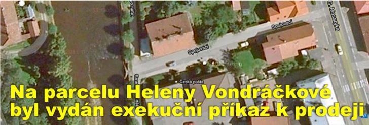 Na parcelu Heleny Vondráčkové ve Slatiňanech byl vydán exekuční příkaz k prodeji, zpěvačka se však chce bránit