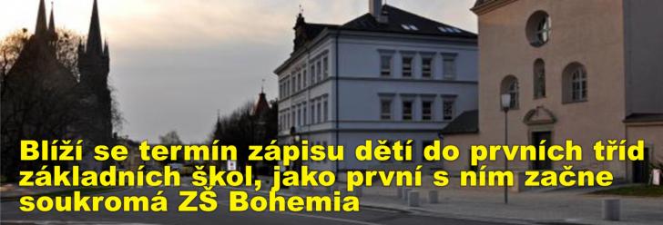 Blíží se termín zápisu dětí do prvních tříd základních škol, jako první s ním začne soukromá ZŠ Bohemia