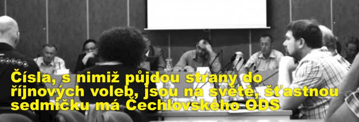 Čísla, s nimiž půjdou strany do říjnových voleb, jsou na světě, šťastnou sedmičku má Čechlovského ODS