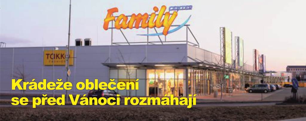 Krádeže oblečení se před Vánoci rozmáhají