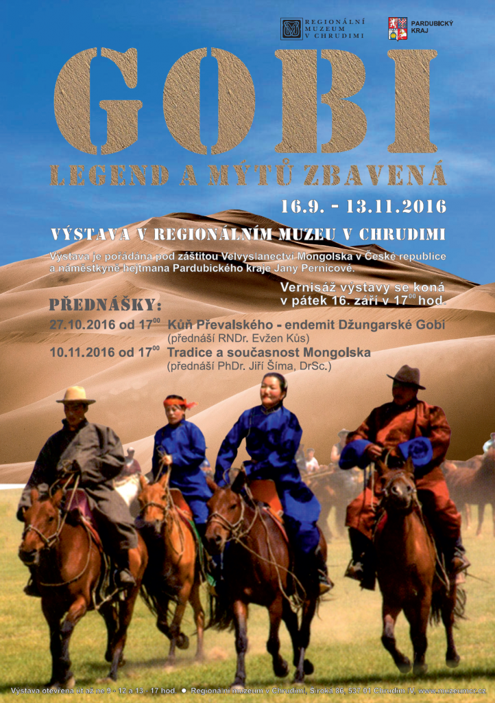 Vernisáž výstavy - Gobi, legend a mýtů zbavená