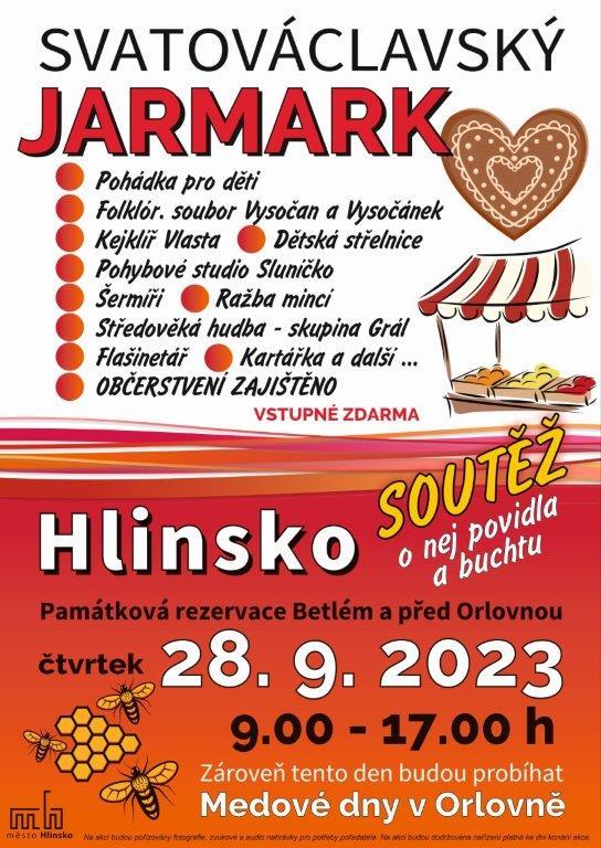Svatováclavský jarmark a Medové dny v Hlinsku