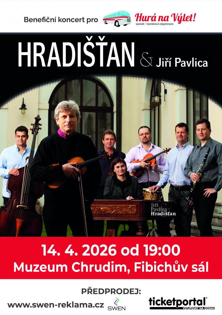 Hradišťan zahraje v Chrudimi v muzeu a podpoří Hurá na výlet!