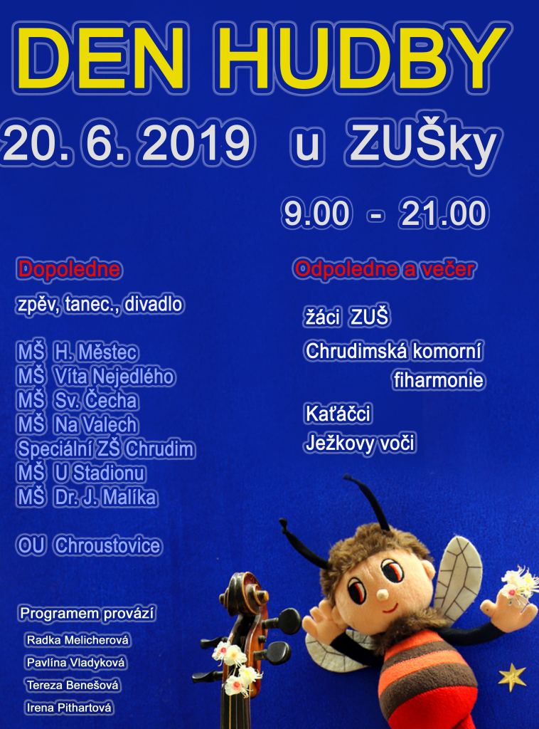 Den hudby u Základní umělecké školy