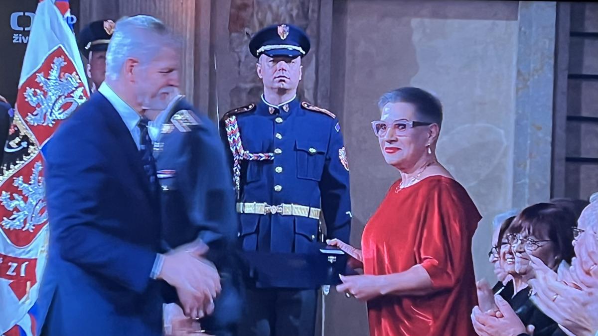 Státní vyznamenání získala i Dagmar Pecková