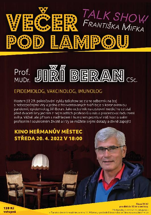 Večer pod lampou – epidemiolog Jiří Beran