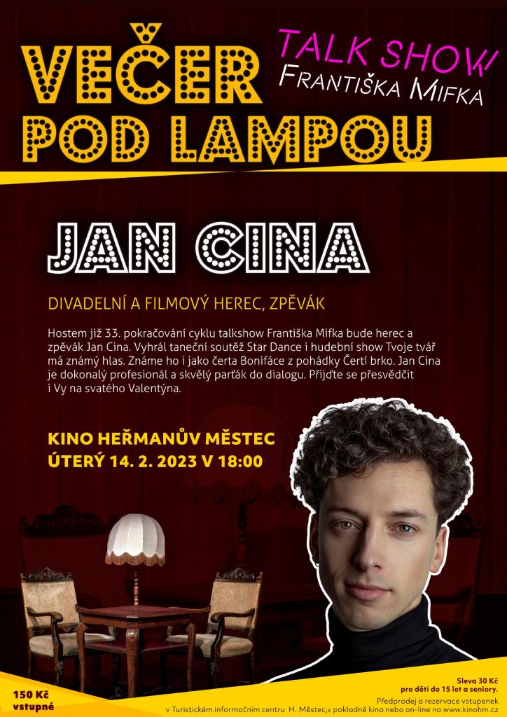 Večer pod lampou s Janem Cinou   