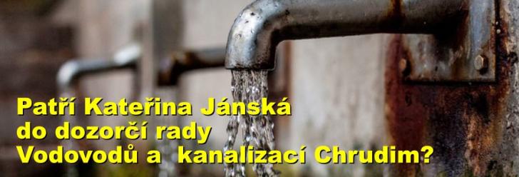 Patří Kateřina Jánská do dozorčí rady Vodovodů a  kanalizací Chrudim?