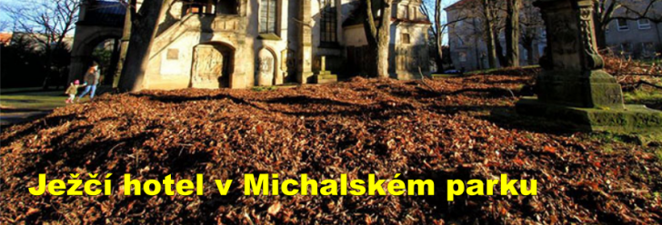 Ježčí hotel v Michalském parku