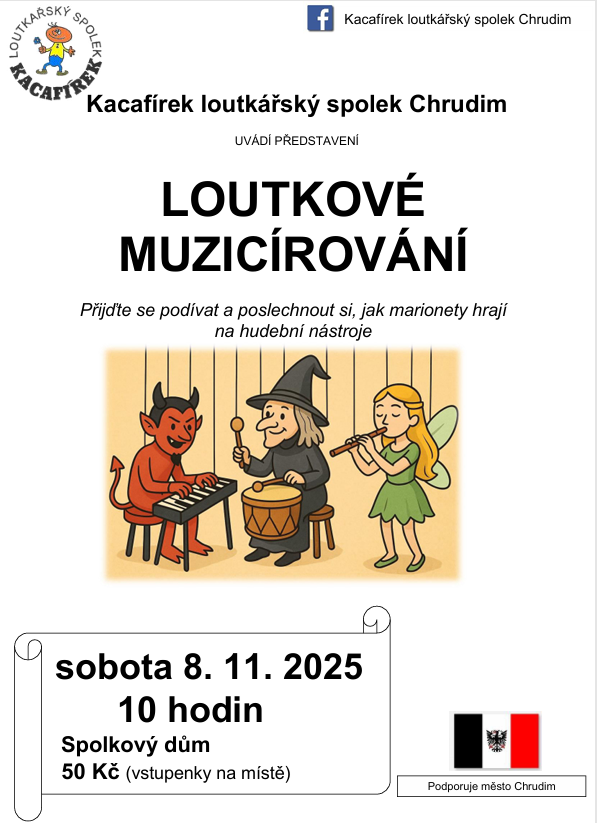Loutkoherecké představení pro malé diváky