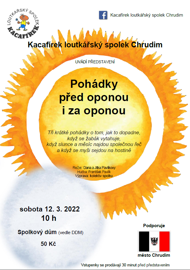 Loutkové představení pro děti od tří let   