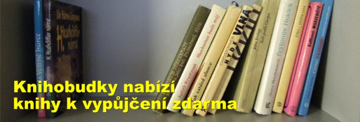 Knihobudky nabízí knihy k vypůjčení zdarma