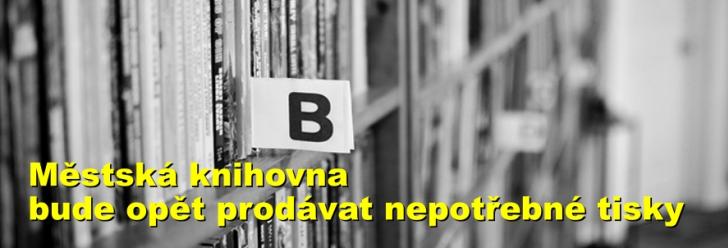Městská knihovna bude opět prodávat nepotřebné tisky