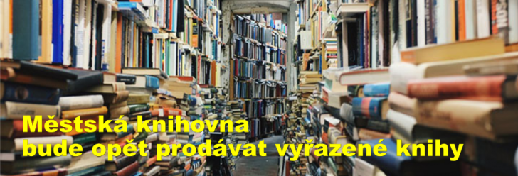 Městská knihovna bude opět prodávat vyřazené knihy