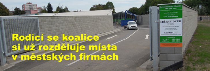 Rodící se koalice si už rozděluje místa v městských firmách