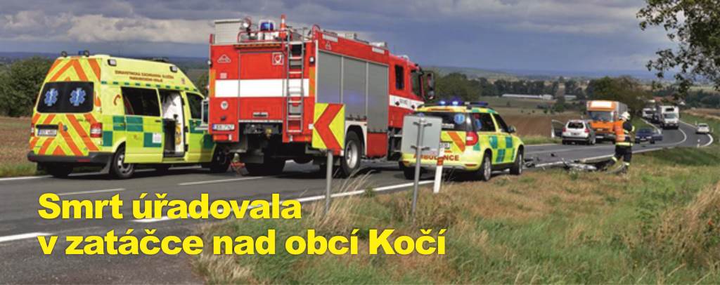 Smrt úřadovala v zatáčce nad obcí Kočí