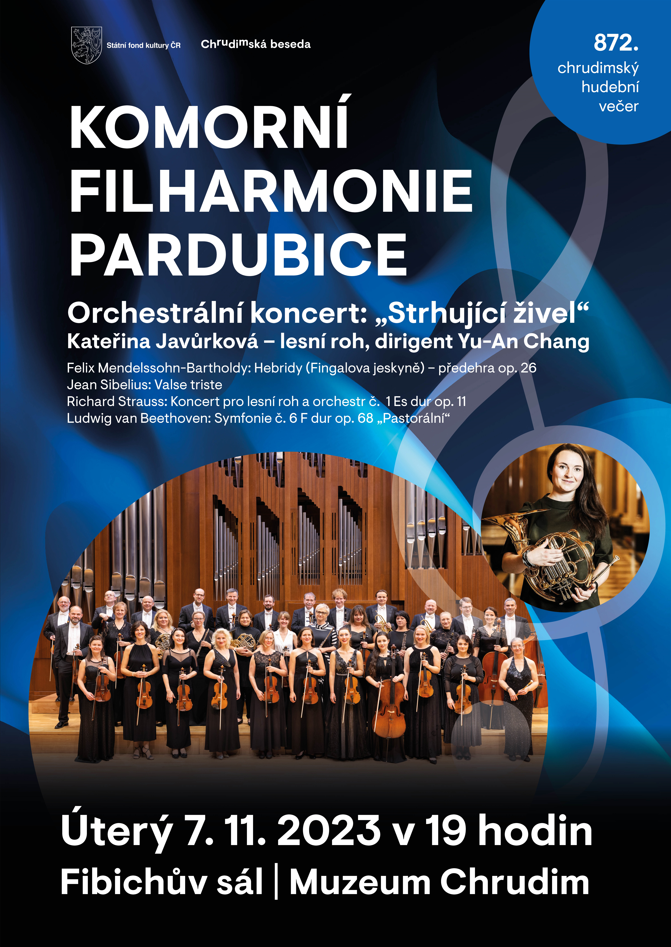 Hudební večer s Komorní filharmonií Pardubice