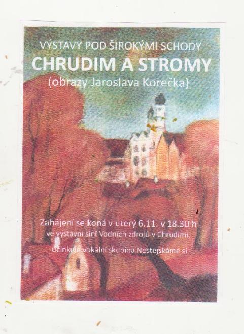 Chrudim a stromy v obrazech Jaroslava Korečka