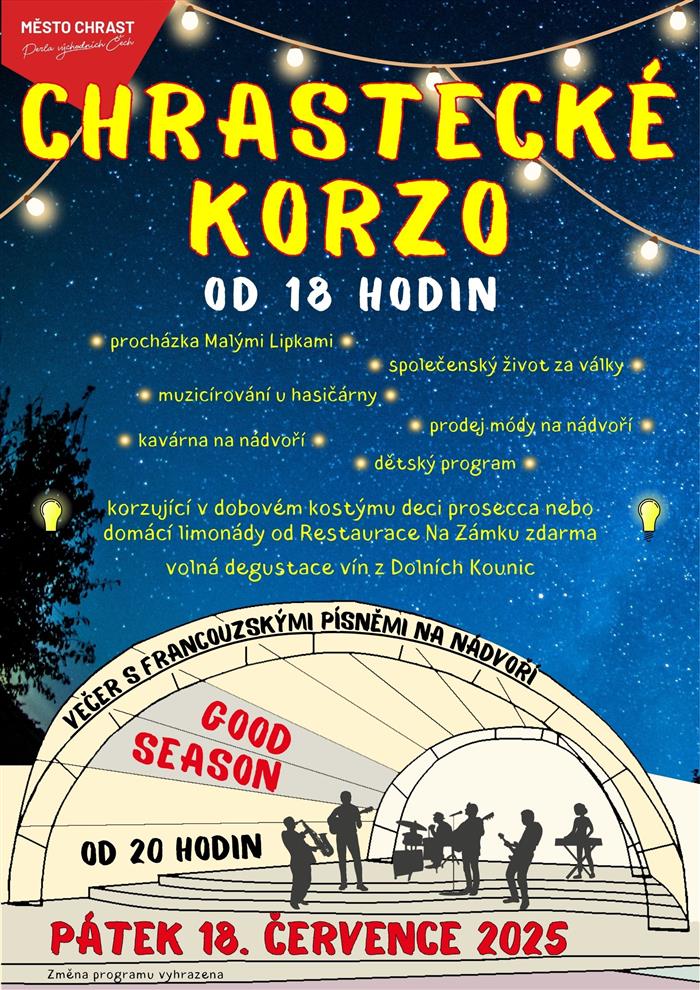 Chrastecké korzo – Společenský život za války