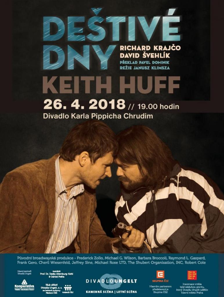Richard Krajčo a David Švehlík ve hře Deštivé dny