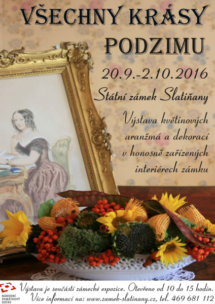 Všechny krásy zářícího podzimu na zámku Slatiňany
