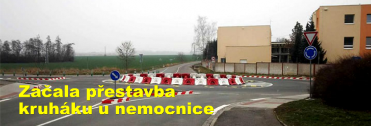 Fronty až k Janderovu. Začíná přestavba kruháku u nemocnice