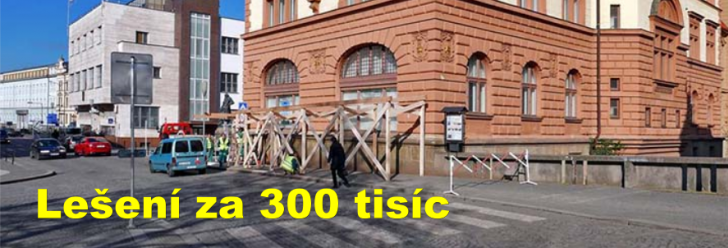 Lešení lemující muzeum za více než 300 tisíc