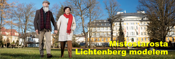 Místostarosta Lichtenberg modelem