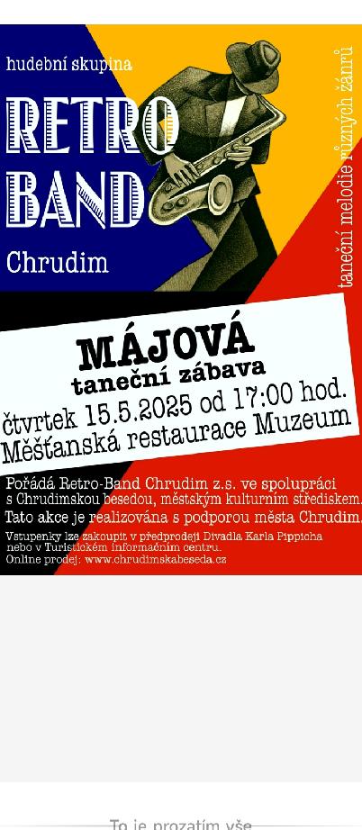 Májová taneční zábava s Retrobandem